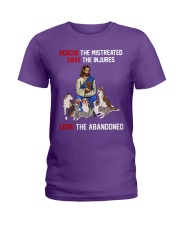 Rescue The Mistreated Ladies T-Shirt tile