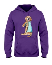 Golden retriever love mom Hooded Sweatshirt tile