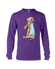 Golden retriever love mom Long Sleeve Tee tile