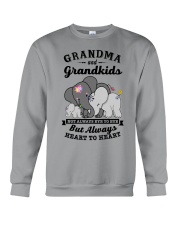 Grandma and grandkids Crewneck Sweatshirt tile