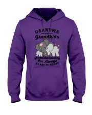 Grandma and grandkids Hooded Sweatshirt tile