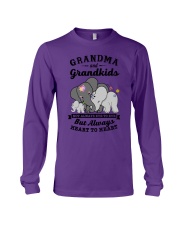 Grandma and grandkids Long Sleeve Tee tile