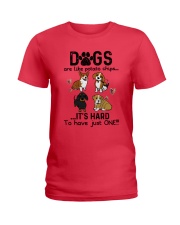 Dogs - Potato Chips Ladies T-Shirt tile