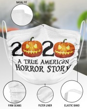 2020 - A true American horror story 2 Layer Face Mask - Single aos-face-mask-2-layers-lifestyle-front-51