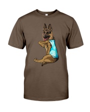 German Shepherd love dad Classic T-Shirt tile