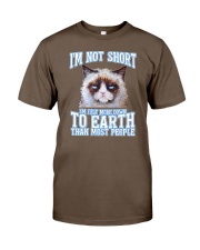 I am not short - grumpy cat Classic T-Shirt tile