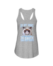 I am not short - grumpy cat Ladies Flowy Tank tile