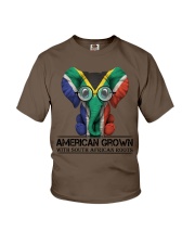 American Grown with South African root Youth T-Shirt tile