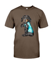 Dachshund love dad Classic T-Shirt tile