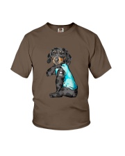 Dachshund love dad Youth T-Shirt tile