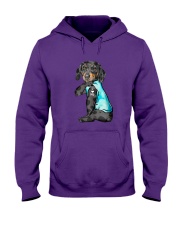 Dachshund love dad Hooded Sweatshirt tile