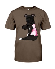 Pitbull love mom Classic T-Shirt tile