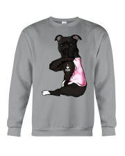 Pitbull love mom Crewneck Sweatshirt tile