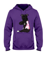 Pitbull love mom Hooded Sweatshirt tile