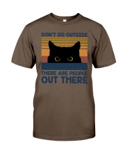 Don't go outside Classic T-Shirt tile