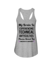My brain is experiencing Technical Difficulties Ladies Flowy Tank tile