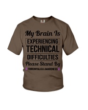 My brain is experiencing Technical Difficulties Youth T-Shirt tile