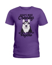 Today's mood cranky with a touch of psycho Ladies T-Shirt tile
