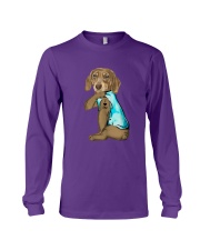 Dachshund love dad Long Sleeve Tee tile