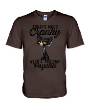 Today's mood V-Neck T-Shirt thumbnail