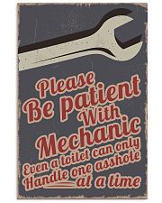 Please be patient with mechanic 16x24 Poster front