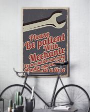 Please be patient with mechanic 16x24 Poster lifestyle-poster-7