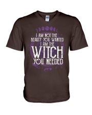 I am the witch you need V-Neck T-Shirt tile