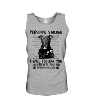 Pitbull - Personal stalker Unisex Tank tile