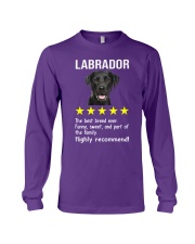 Labrador 5 stars Long Sleeve Tee tile