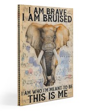 I am brave I am bruised 20x30 Gallery Wrapped Canvas Prints thumbnail