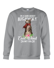 On a dark desert highway Crewneck Sweatshirt thumbnail