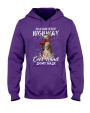On a dark desert highway Hooded Sweatshirt thumbnail