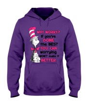 Breast cancer - why worry Hooded Sweatshirt tile