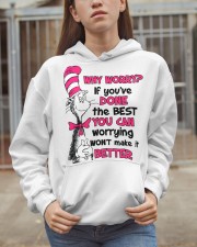 Breast cancer - why worry Hooded Sweatshirt apparel-hooded-sweatshirt-lifestyle-07