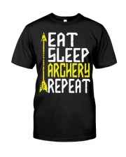 Eat Sleep Archery Repeat-Sports Hobby Premium Fit Mens Tee thumbnail
