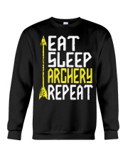 Eat Sleep Archery Repeat-Sports Hobby Crewneck Sweatshirt thumbnail