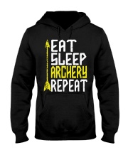 Eat Sleep Archery Repeat-Sports Hobby Hooded Sweatshirt thumbnail