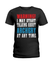 Archery Warning-Sports Hobby Ladies T-Shirt thumbnail