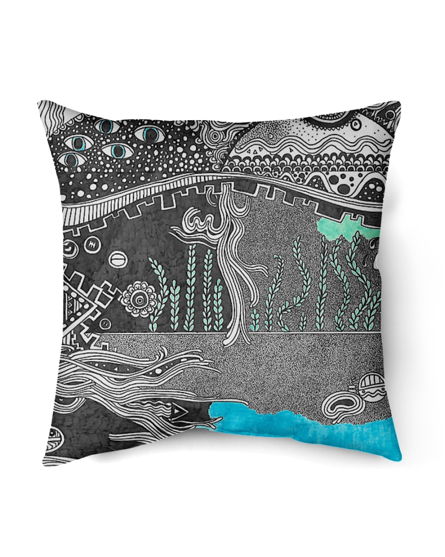Line Art Pillows Indoor Pillow - 16” x 16”