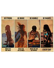 Surfing Be Strong When You Are Weak 17x11 Poster front
