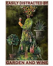 Gardening Easily Distracted By Garden And Wine 11x17 Poster front