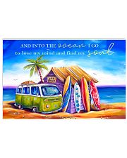 Surfing - Into The Ocean I Go To Lose My Mind 17x11 Poster front