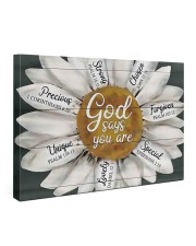Christian God Says You Are Gallery Wrapped Canvas Prints tile
