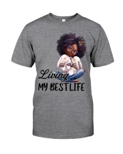 Black Queen Living My Best Life Classic T-Shirt tile
