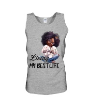 Black Queen Living My Best Life Unisex Tank tile