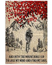 Cycling I Go To Lose My Mind And Find My Soul 11x17 Poster front