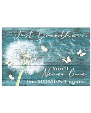 Hippie Just Breathe Live This Moment 17x11 Poster front