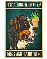 Girl Loves Dogs And Gardening 11x17 Poster front