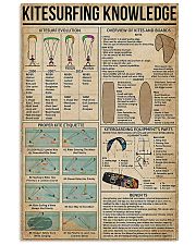 Surfing Kitesurfing Knowledge 16x24 Poster front