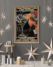Bartender I Shake Drinks 11x17 Poster lifestyle-holiday-poster-1